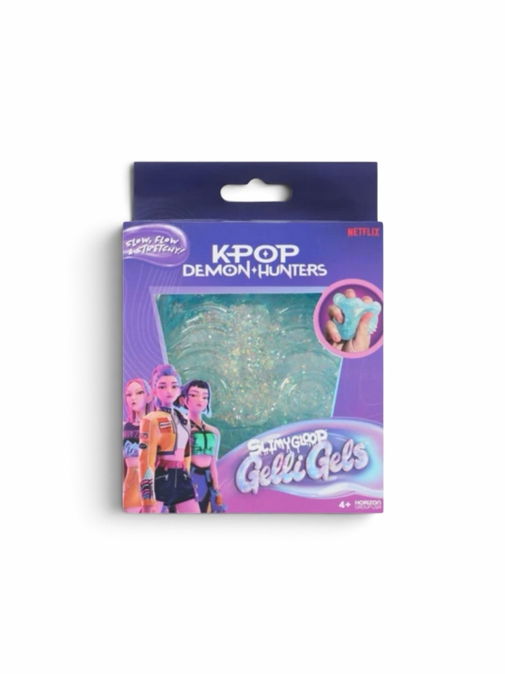 K-pop Demon Hunters SlimyGloop Gelli Gels Squeeze Toy- Derpy